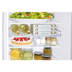 Samsung, NoFrost, 344 L, 186 cm, white - Refrigerator