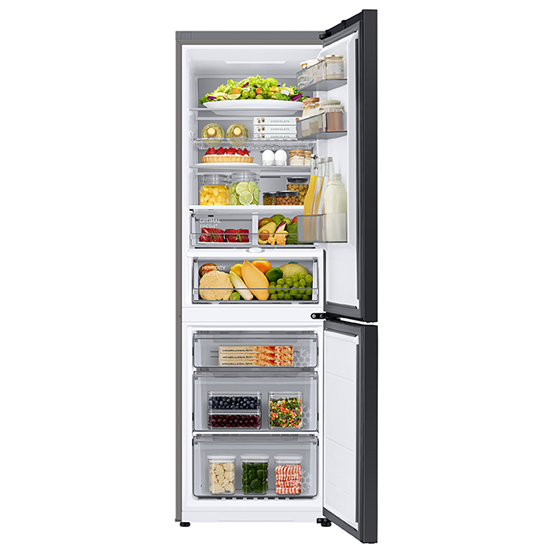 Samsung BeSpoke, NoFrost, augstums 186 cm, 344 L, balta - Ledusskapis