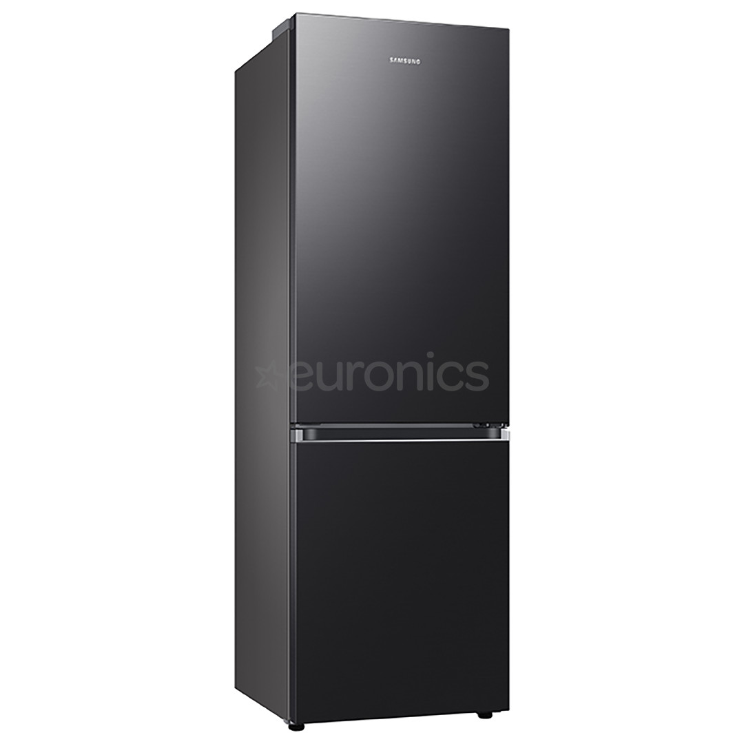 Samsung BeSpoke, NoFrost, augstums 186 cm, 344 L, melna - Ledusskapis
