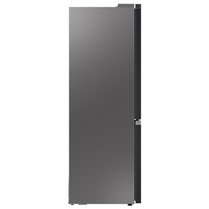 Samsung BeSpoke, NoFrost, augstums 186 cm, 344 L, melna - Ledusskapis