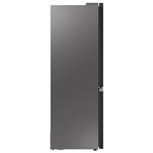 Samsung BeSpoke, NoFrost, augstums 186 cm, 344 L, melna - Ledusskapis