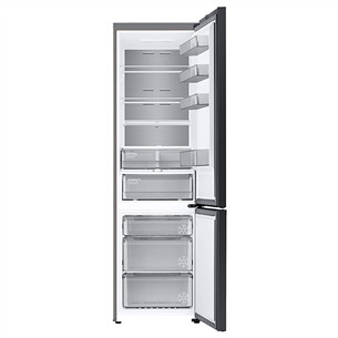 Samsung BeSpoke, 203 cm, 390 L, matte black - Refrigerator