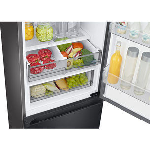 Samsung BeSpoke, 203 cm, 390 L, matte black - Refrigerator