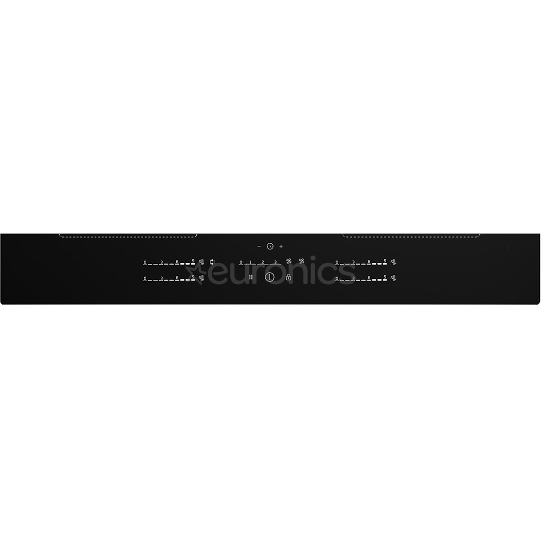 Beko, width 80 cm, black - Built-in induction hob with cooker hood