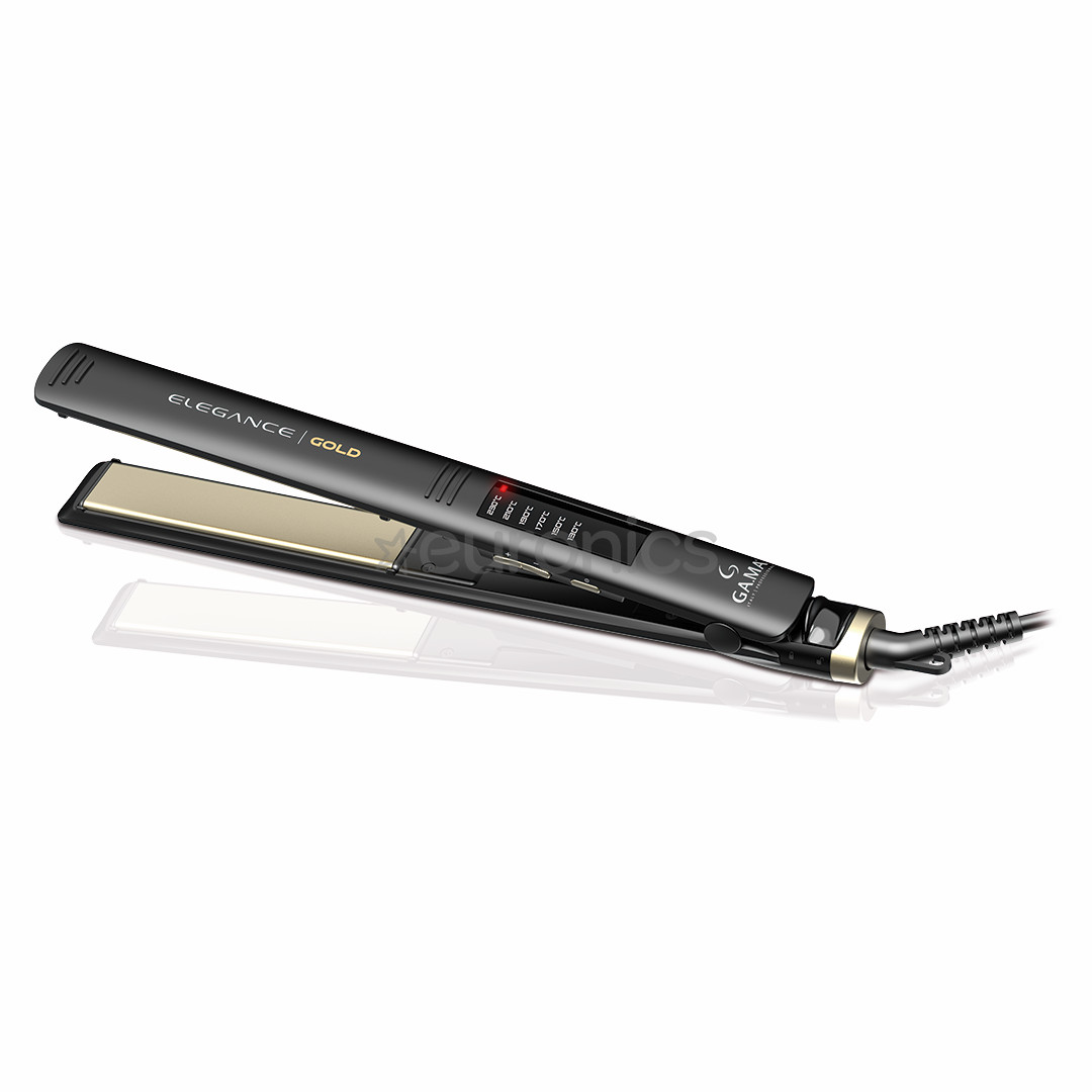 GA.MA Elegance Gold, 130-230 °C, melna - Matu taisnotājs