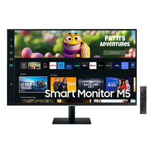 Samsung Smart Monitor M50C, 27'', Full HD, LED VA, черный - Монитор LS27CM500EUXDU