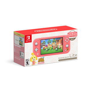 Nintendo Switch Lite Animal Crossing: New Horizons Isabelle Aloha Edition - Spēļu konsole 045496453695