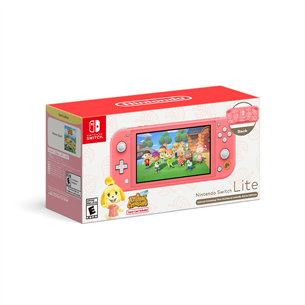 Nintendo Switch Lite Animal Crossing: New Horizons Isabelle Aloha Edition - Spēļu konsole