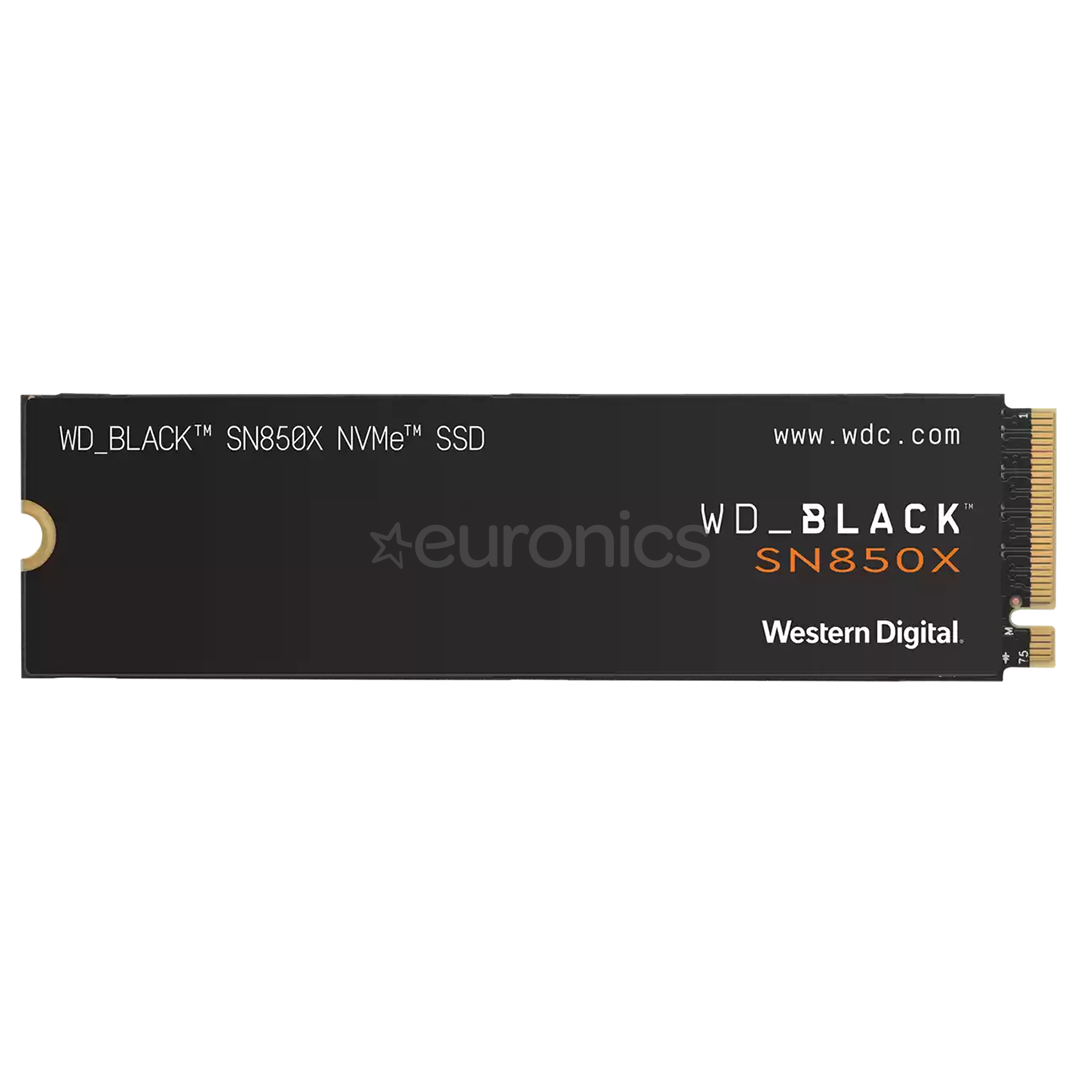 Western Digital WD_BLACK SN850X NVMe, 1 TB, M.2 - SSD cietais disks