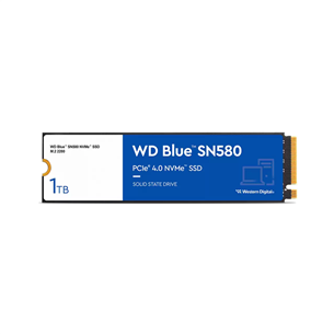 Western Digital WD Blue SN580 NVMe, 1 TB, M.2 - SSD cietais disks WDS100T3B0E