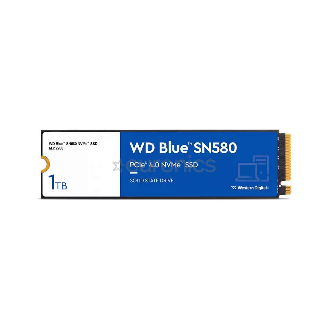 Western Digital WD Blue SN580 NVMe, 1 TB, M.2 - SSD