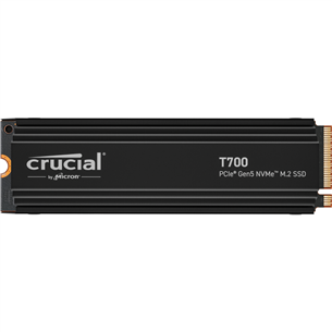 Crucial T700, 1 TB, PCIe Gen 5 M.2, heatsink, black - SSD CT1000T700SSD5
