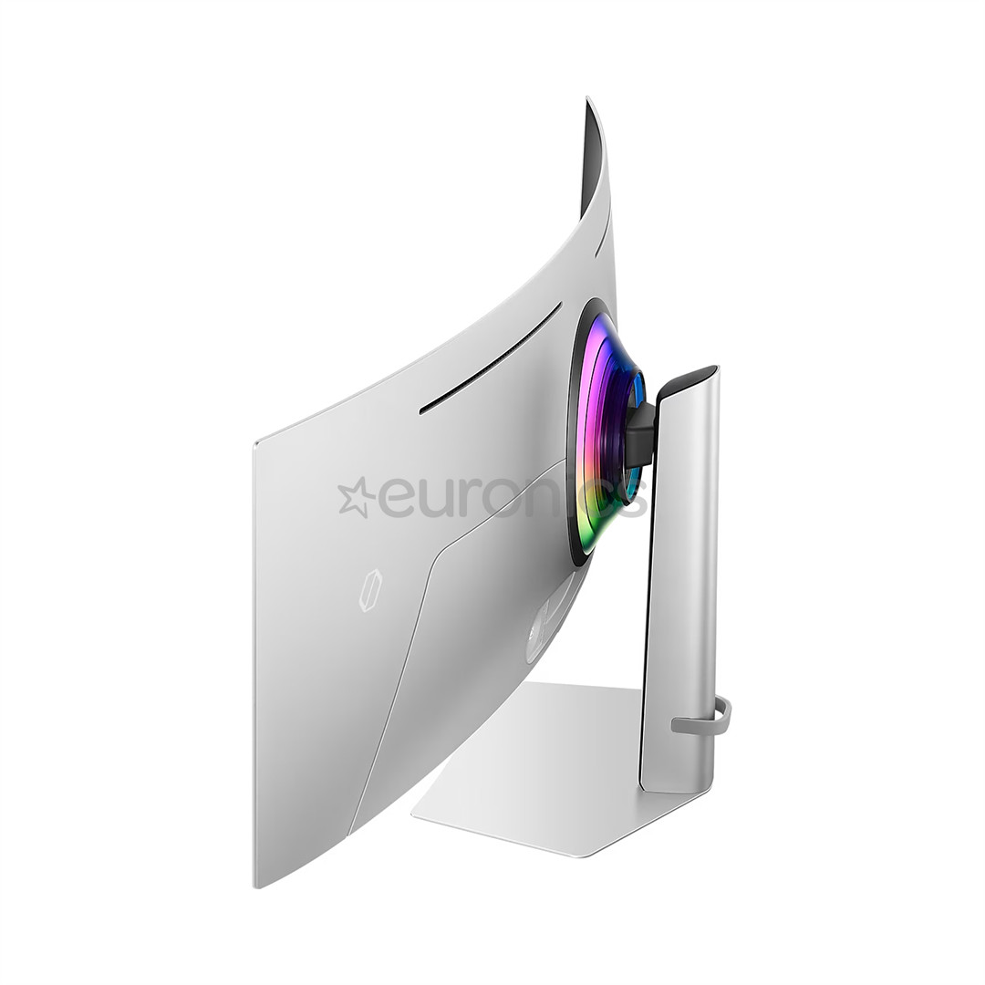 Samsung Odyssey OLED G9 G93SC, 49'', Dual QHD, OLED, 240 Hz, curved, silver - Monitor