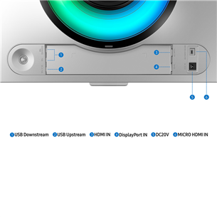 Samsung Odyssey OLED G9 G93SC, 49'', Dual QHD, OLED, 240 Hz, sudraba - Izliekts monitors