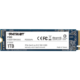 Patriot P300, 1 TB, M.2 PCIe Gen 3x4 - SSD P300P1TBM28