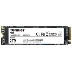 Patriot P300, 2 TB, M.2 PCIe Gen 3x4 - SSD cietais disks P300P2TBM28