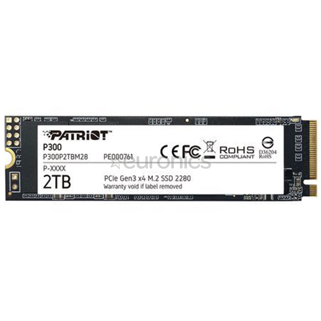 Patriot P300, 2 TB, M.2 PCIe Gen 3x4 - SSD cietais disks