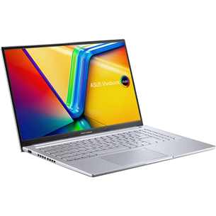 ASUS Vivobook 15 OLED, 2.8K, Ryzen 7, 16 GB, 512 GB, ENG, sudraba - Portatīvais dators