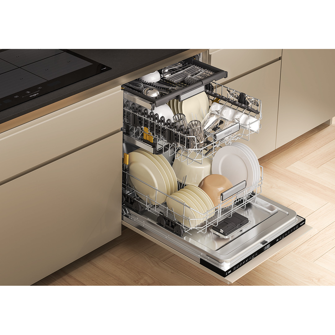 Whirlpool, 15 комплектов посуды, ширина 60 см - Интегрируемая посудомоечная машина