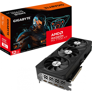 Gigabyte AMD Radeon RX 7700 XT, 12 GB, GDDR6, 192 bit - Grafiskā karte