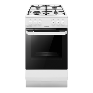 Hansa, 62 L, white - Gas cooker with electric oven FCMW56069