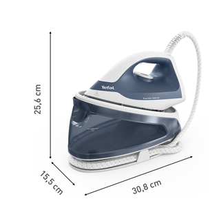 Tefal Express Optimal, 2200 W, zila/balta - Gludināšanas sistēma