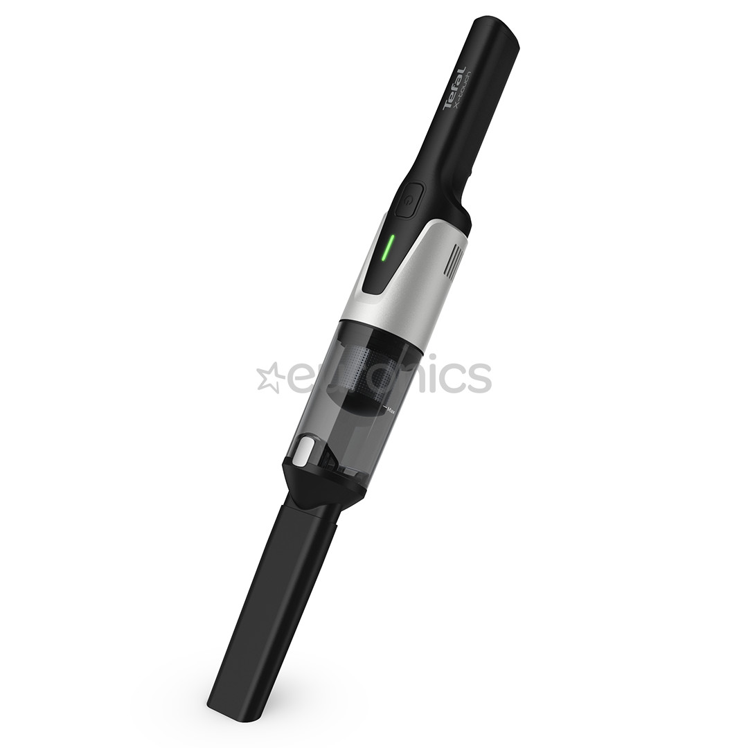 Tefal X-Touch, 80000 apgr/min., pelēka/melna - Rokas putekļu sūcējs