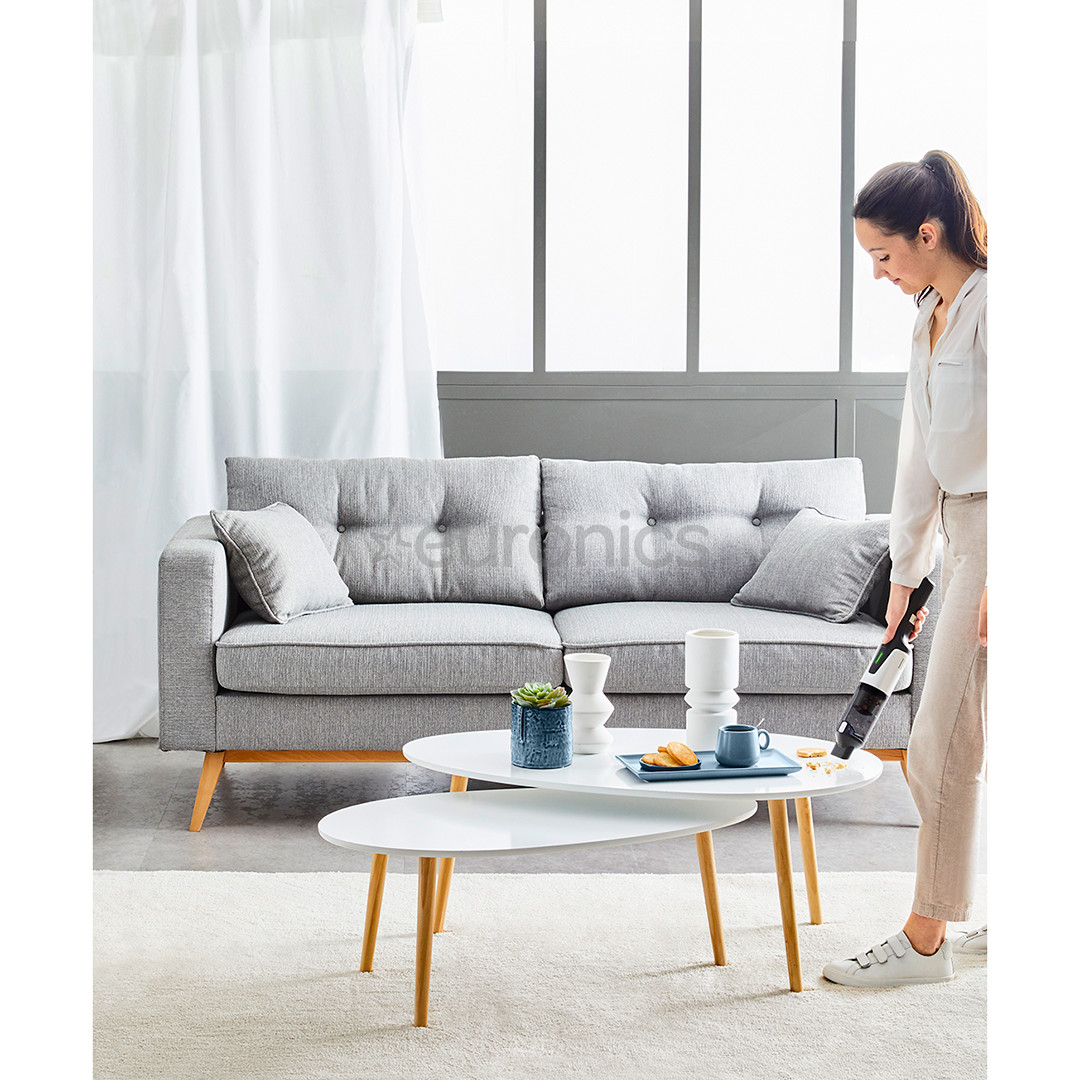 Tefal X-Touch, 80000 apgr/min., pelēka/melna - Rokas putekļu sūcējs