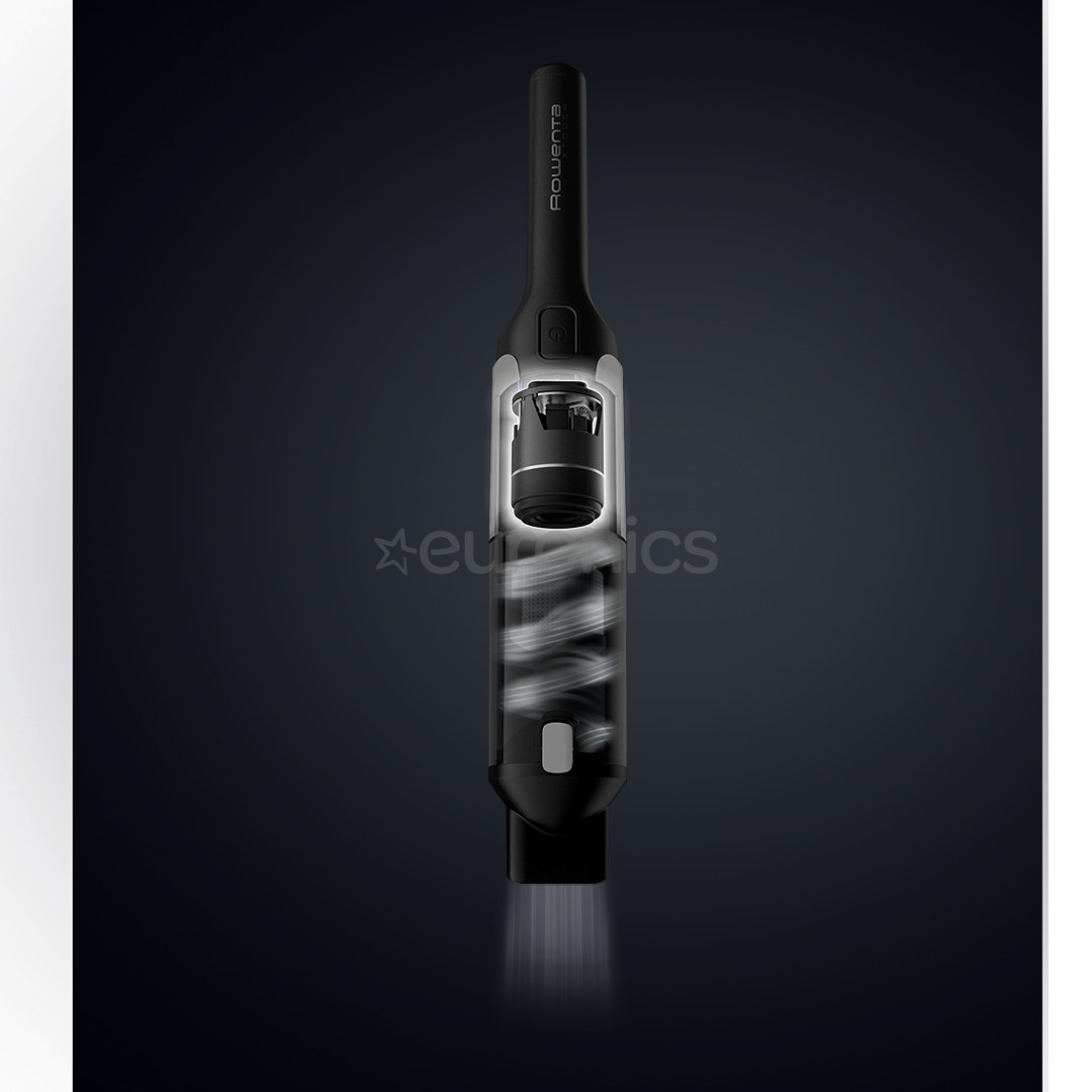 Tefal X-Touch, 80000 apgr/min., pelēka/melna - Rokas putekļu sūcējs