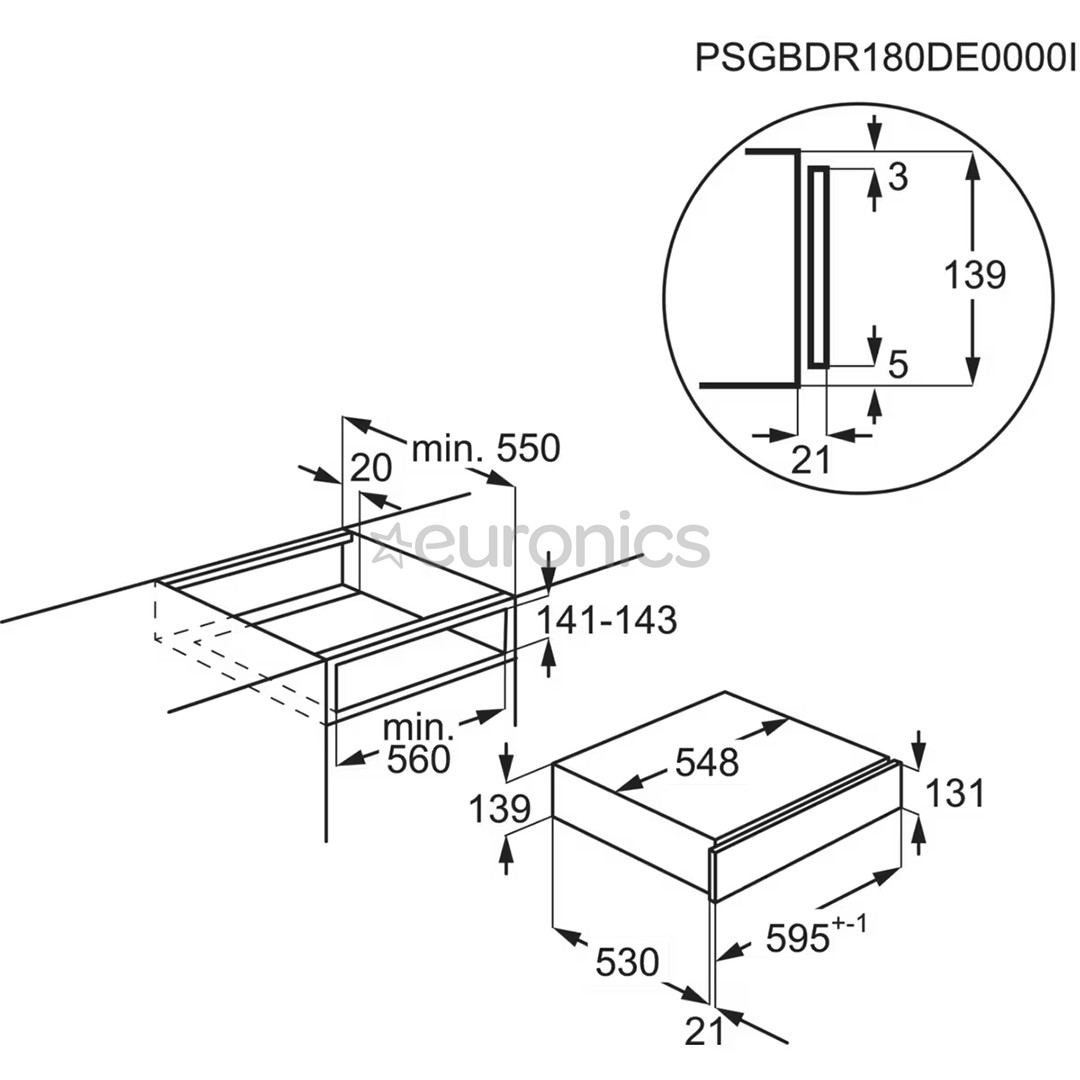 AEG - Built-in Warming Drawer