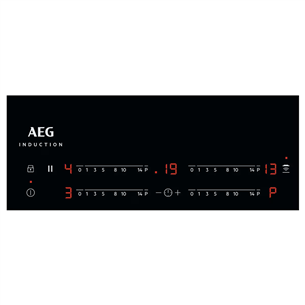 AEG 6000 FlexiBridge, ширина 76,6 см, стальная рама, черный - Интегрируемая индукционная варочная панель