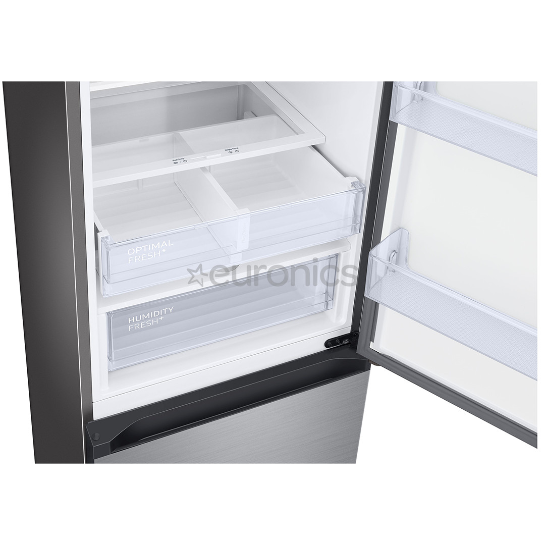 Samsung BeSpoke, augstums 203 cm, 390 L, nerūsējošā tērauda - Ledusskapis