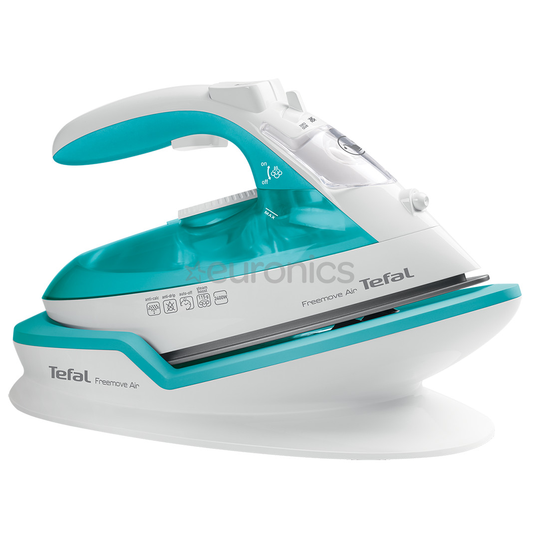 Tefal Freemove Air, 2400 W, turquois - Cordless steam iron