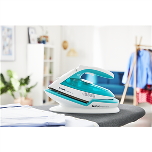 Tefal Freemove Air, 2400 W, tirkīza - Bezvadu tvaika gludeklis