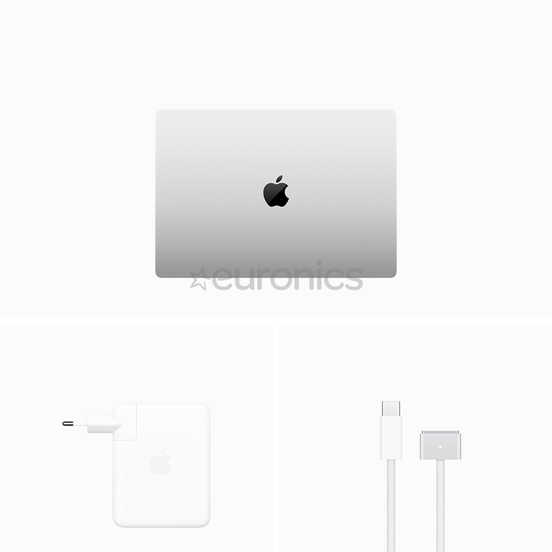 Apple MacBook Pro 16 (2023), M3 Pro 12C/18C, 36 GB, 512 GB, ENG, sudraba - Portatīvais dators
