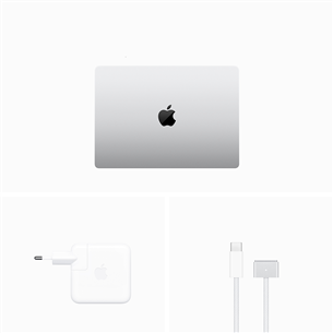 Apple MacBook Pro 14 (2023) M3, 8C/10C, 8 ГБ, 512 ГБ, SWE, серебристый - Ноутбук