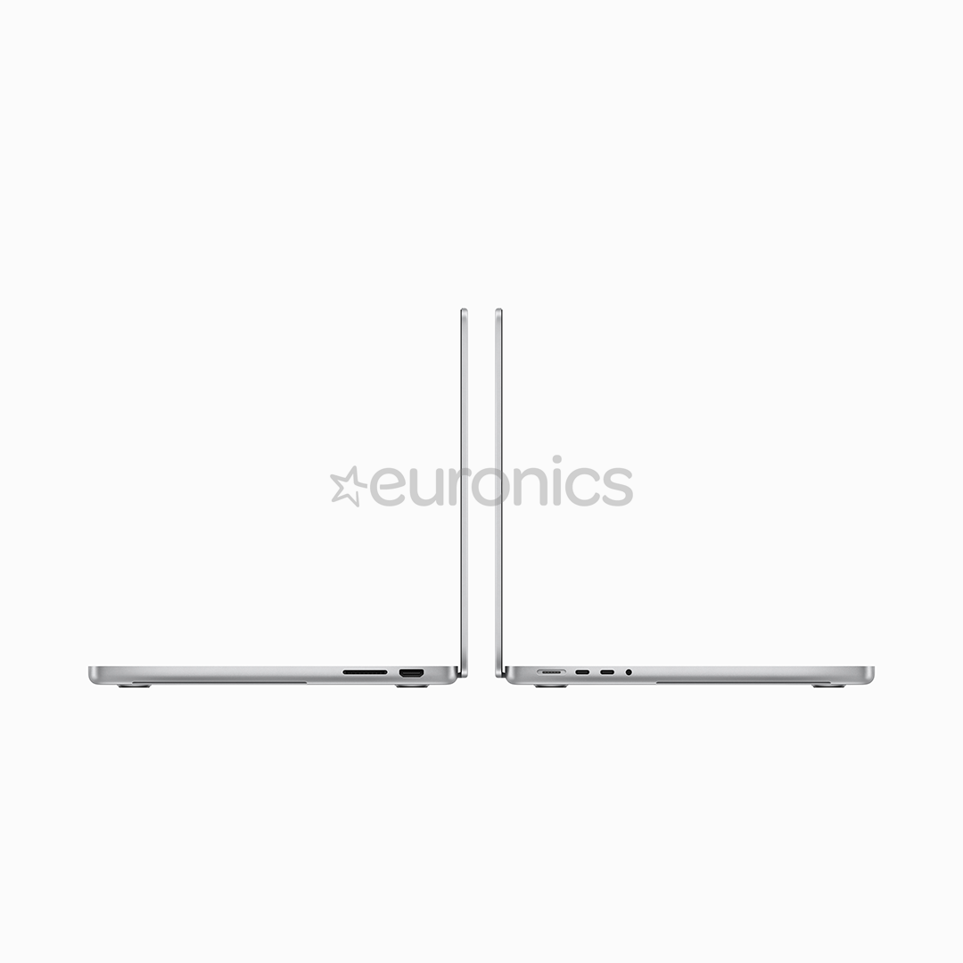 Apple MacBook Pro 14 (2023) M3, 8C/10C, 8 GB, 512 GB, RUS, sudraba - Portatīvais dators