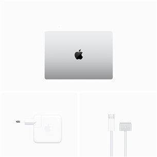 Apple MacBook Pro 14 (2023) M3, 8C/10C, 8 GB, 512 GB, RUS, sudraba - Portatīvais dators