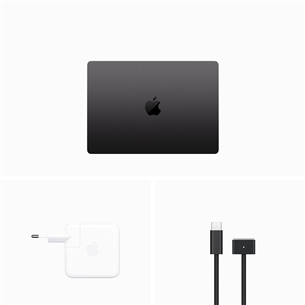 Apple MacBook Pro 14 (2023) M3 Pro, 11C/14C, 18 GB, 512 GB, SWE, melna - Portatīvais dators