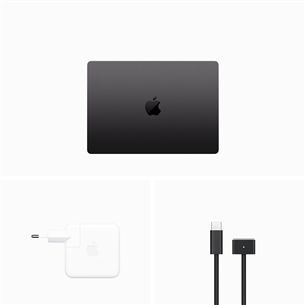 Apple MacBook Pro 14 (2023) M3 Pro, 11C/14C, 18 GB, 512 GB, ENG, melna - Portatīvais dators