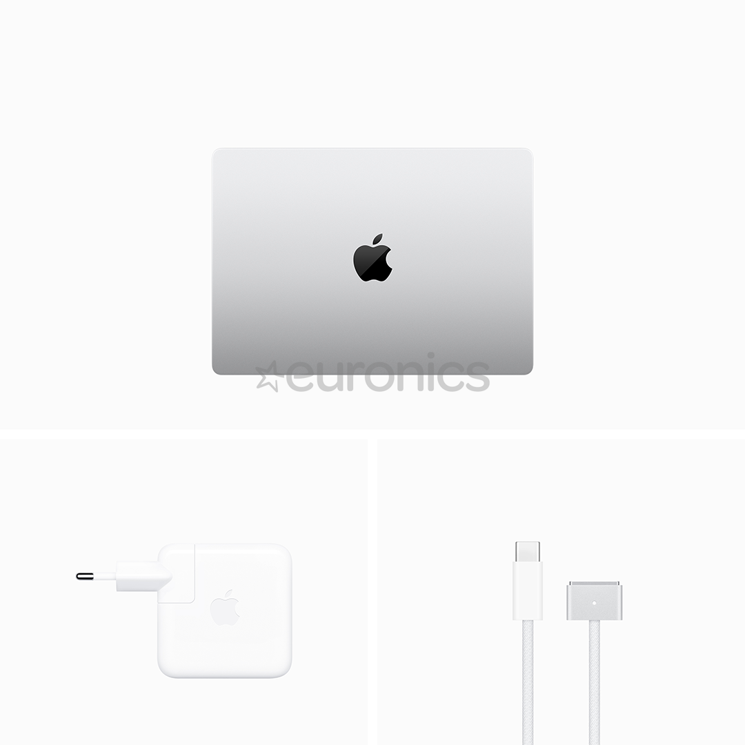 Apple MacBook Pro 14 (2023) M3 Pro, 11C/14C, 18 GB, 512 GB, ENG, sudraba - Portatīvais dators