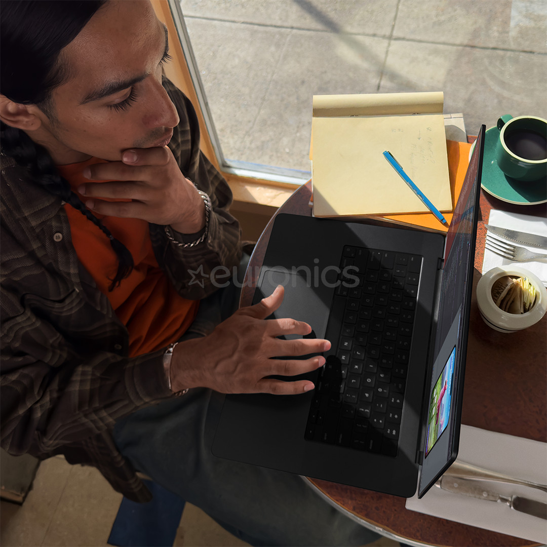 Apple MacBook Pro 14 (2023) M3 Max, 14C/30C, 36 GB, 1 TB, SWE, sudraba - Portatīvais dators