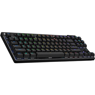 Logitech PRO X TKL, US, melna - Bezvadu klaviatūra 920-012136