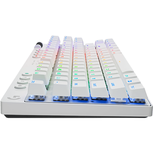 Logitech PRO X TKL, US, white - Wireless keyboard