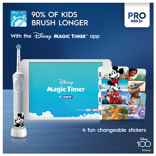 Braun Oral-B Vitality PRO Kids, Frozen - Электрическая зубная щетка + дорожный футляр