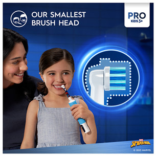 Braun Oral-B Vitality PRO Kids, Spiderman - Electric toothbrush