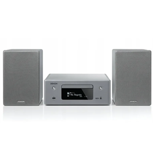 Denon CEOL N10 Receiver, Denon N10 Shelf Speakers, gray - Music centre RCDN10GYE2+SCN10GYEM