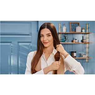 Philips 8000 Series SenseIQ, бежевый - Щипцы для выпрямления волос