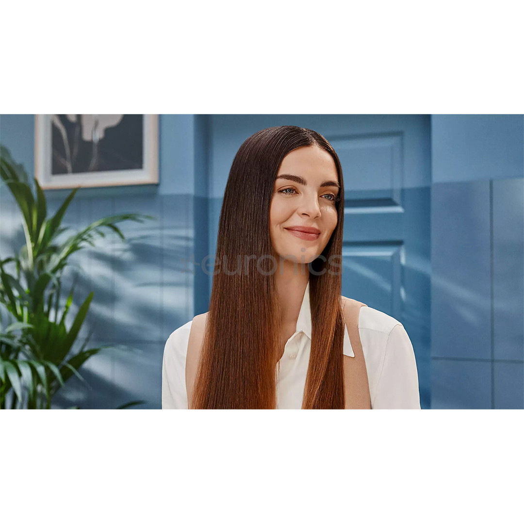 Philips 8000 Series SenseIQ, бежевый - Щипцы для выпрямления волос