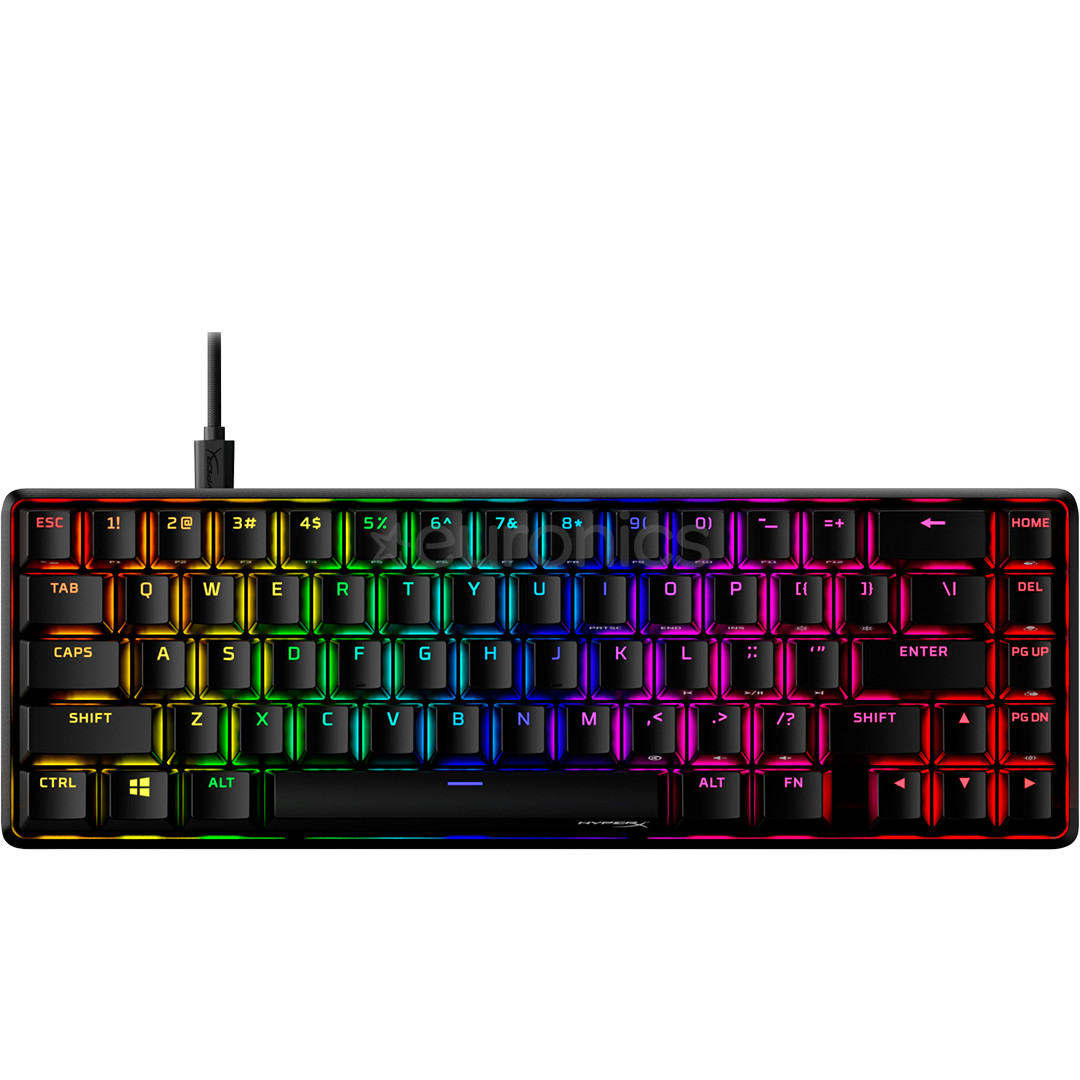 HyperX Alloy Origins 65, HyperX Red, Linear, SWE, black - Mechanical Keyboard